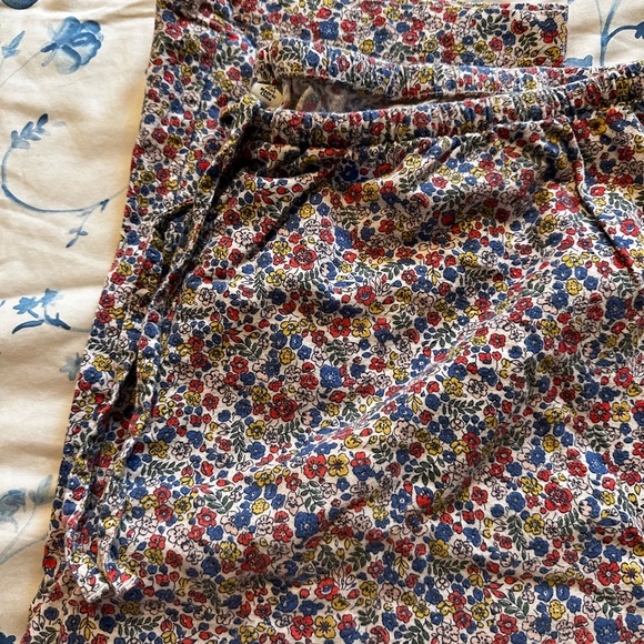 100% Cotton 2X Plus Size Liberty Floral Print Pants - Picture 2 of 2